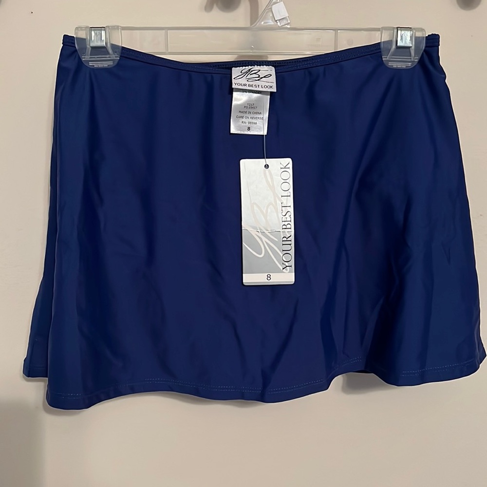Swim skirt with attached panty